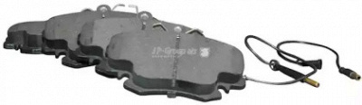 JP GROUP 4163603110 -  Комплект тормозных колодок, дисковый тормоз